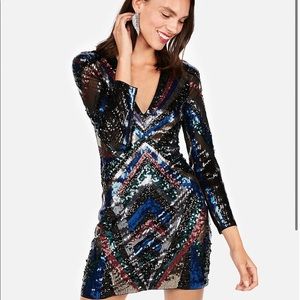 Express sequin cocktail dress NWT